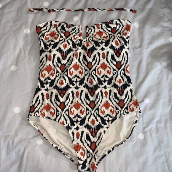 Anne Cole Other - Anne Cole One-piece Convertible Ikat Swim Suit